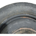 Estepe Fino Com Roda Aro 16 145/80r16 Preto