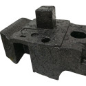 Absorvedor De Impacto Parachoque Traseiro Gol G5 2009 A 2012