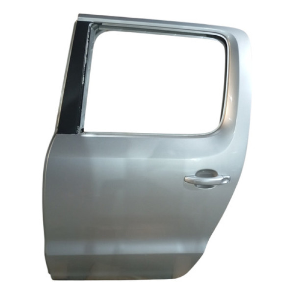 Porta Traseira Esquerda C/maçaneta Amarok 2011 A 2019 Traseira Esquerdo Prateado