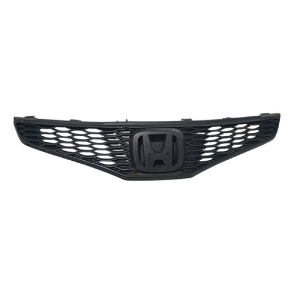 Grade Parachoque Dianteiro Honda Fit 2009 A 2012 C/detalhe Preto