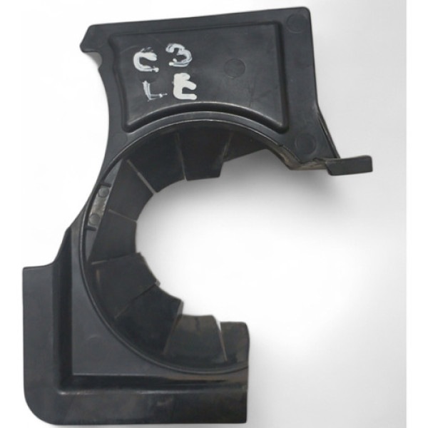 Defletor Esquerdo Anti Reciclagem Citroen C3 2013 A 2019 Preto