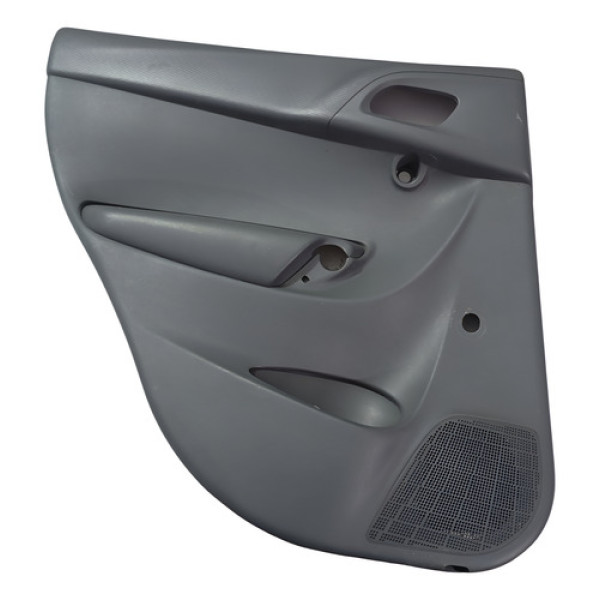 Forro Porta Traseira Esquerda Citroen C3 2013 A 2017 Preto
