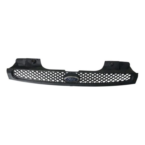 Grade Dianteira Para-choque Ford Fiesta 2006 A 2010 Preto