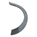 Moldura Alargador Paralama Traseiro Di L200 Triton 2008/2012 Preto