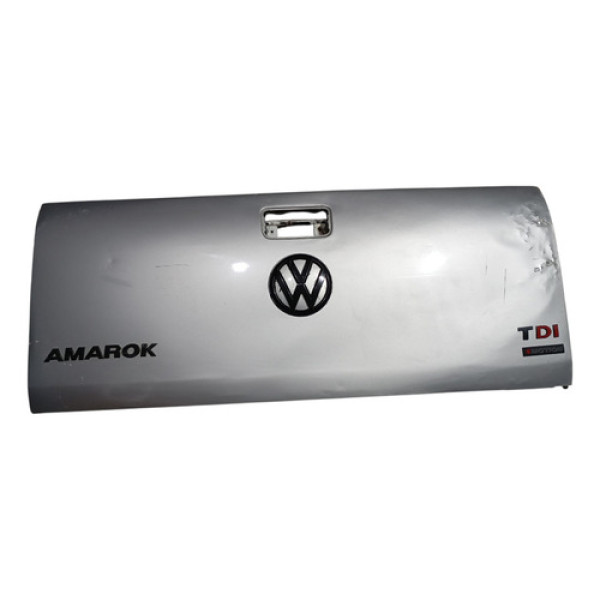 Tampa Traseira Caçamba Amarok 2011 A 2019 C/detalhe Prateado