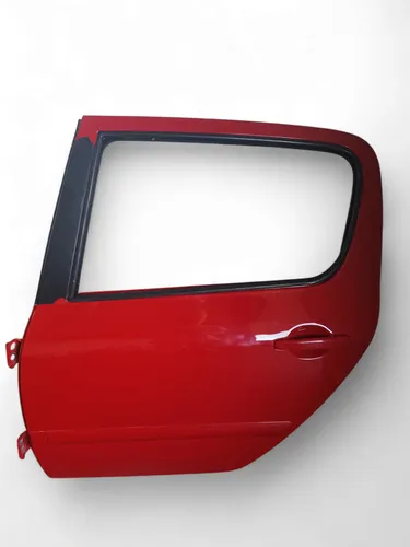 Porta Traseira Esquerda Peugeot 307 2010 Traseira Esquerdo Vermelho