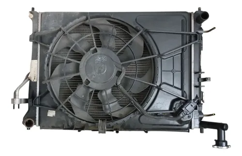 Kit Radiador Hyundai I30 2.0 Automático 2009 A 2012 Preto