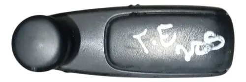 Manivela Do Vidro Traseiro Esquerdo Peugeot 208 2014 2015 Cinza-escuro