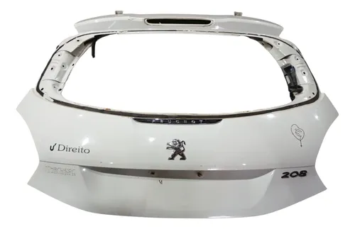 Tampa Traseira Peugeot 208 2013 A 2020 Branco