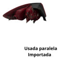 Lanterna Direita Canto Santa Fé 2006 2007 2008 2009 2010 Direito/passageiro Vermelho