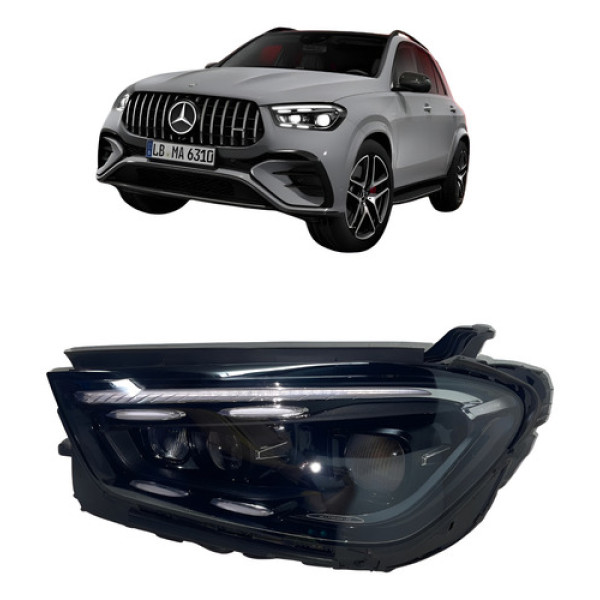 Farol Esquerdo Mercedes Gle 400 2024/2025 Classe W167 Led Dr Esquerdo/motorista