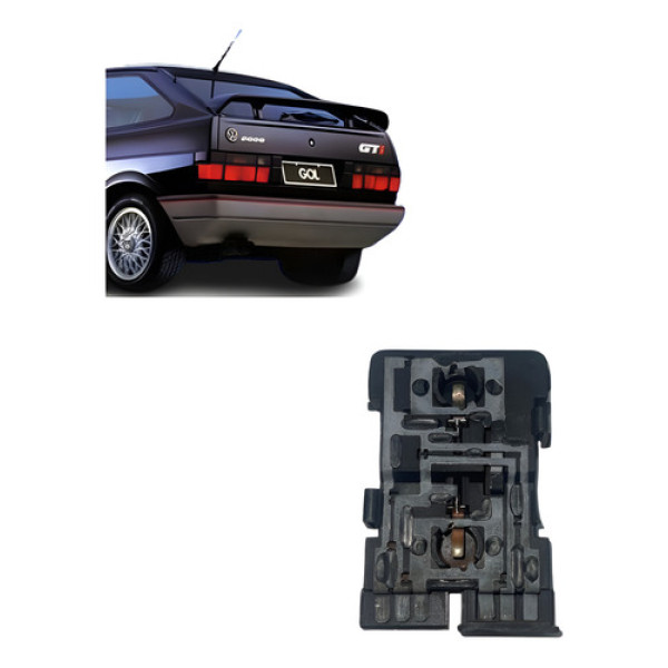 Soquete Lanterna Traseira Lado Direito Vw Gol G1 1988 A 1994 Direito Índigo