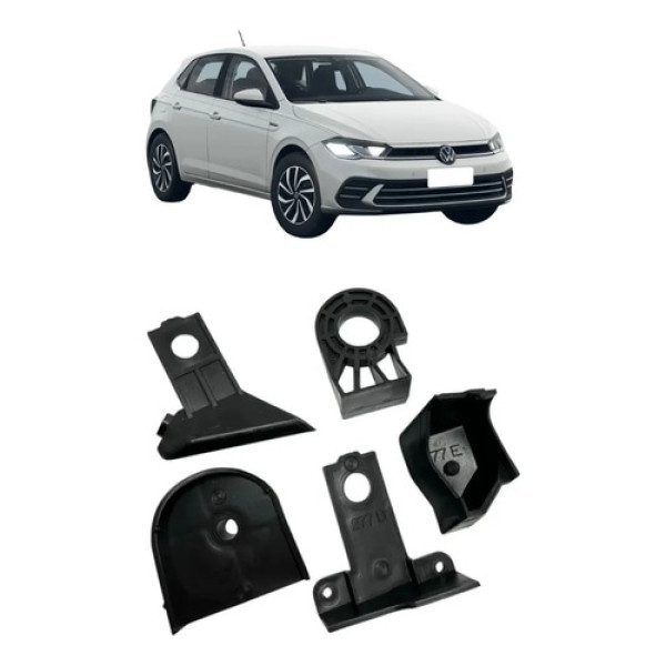 Kit Garra Recuperação Farol Direito Polo Tsi 2023 A 2026