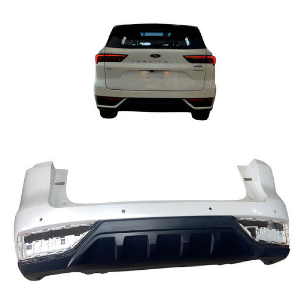 Parachoque Traseiro Ford Territory  2023 2024 2025 Branco