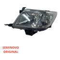 Farol Hilux 2012 2013 2014 2015 Esquerdo Pick Up Cromado Esquerdo/motorista