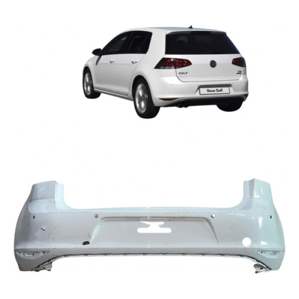 Parachoque Traseiro Golf Tsi 2015 2016 2017 Branco