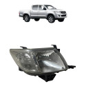Farol Hilux 2012 2013 2014 2015 Direito Pick Up Cromado Direito/passageiro