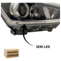 Farol Direito Hyundai Creta 2017 A 2021 S/led Com Projetor Direito/passageiro