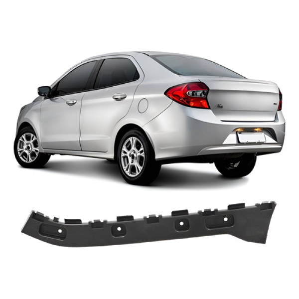 Guia Para Choque Traseiro Direito Ford Ka Sedan 2014 A 2018