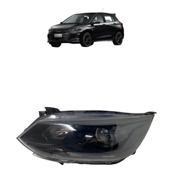 Farol Esquerdo Onix Rs Black 2020 2021 2022 2023 Esquerdo/motorista