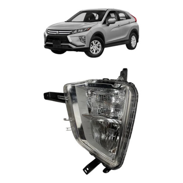 Farol Milha Esquerdo Eclipse Cross 2019 2020 2021 2022 Cristal
