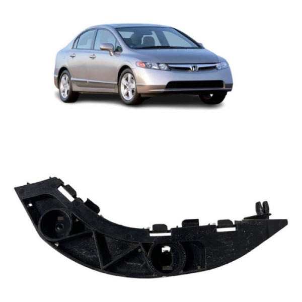 Guia Parachoque Dianteiro Esquerdo New Civic 2008 2009 2011