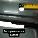Parachoque Traseiro Nissan Livina 2009 A 2012 Verde