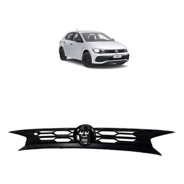 Grade Superior Volkswagen Polo Track 2023 2024 Original Preto Fosco