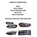 Kit Garra Farol Esquerdo Polo Virtus 2018 2019 20 2021 2022 