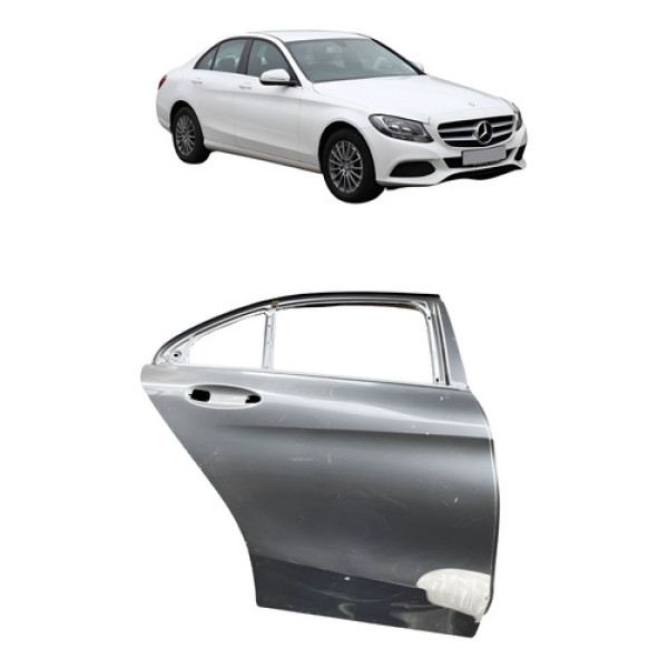 Porta Tras. Direita Mercedes C180 C200 2017 2018 2019 2020 Traseira Cinza-escuro