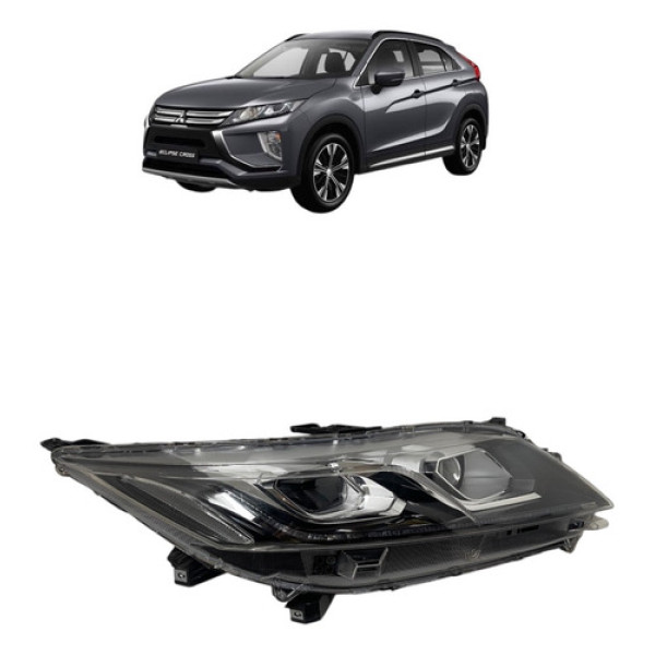 Farol Lado Direito Full Led  Eclipse Cross 2020 A 2023 Xênon Direito/passageiro
