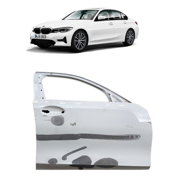 Porta Dianteira Direita Bmw 320i G20 2020 2021 2022  Dianteira Direita Branco