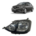 Farol Esquerdo Etios 2013 2014 A 2019 Mascara Negra Esquerdo/motorista