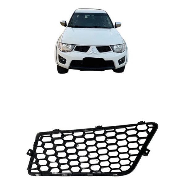Tela Grade L200 Triton Direita 2011 A 2013 Preto Direito