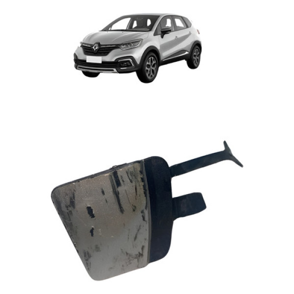 Tampa Furo Reboque Parachoque Dianteiro Captur 2016 A 2020 Cinza