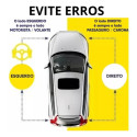 Farol Direito Led Ônix Prisma 2017 A 2020 Manual Friso Preto Direito/passageiro