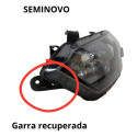 Farol Esquerdo  Ônix Prisma 2017 A 2020 Sem Led Friso Preto  Esquerdo/motorista