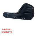 Moldura Parachoque Esquerdo S/drl Onix Plus Sedan 2020 2021  Preto Esquerdo