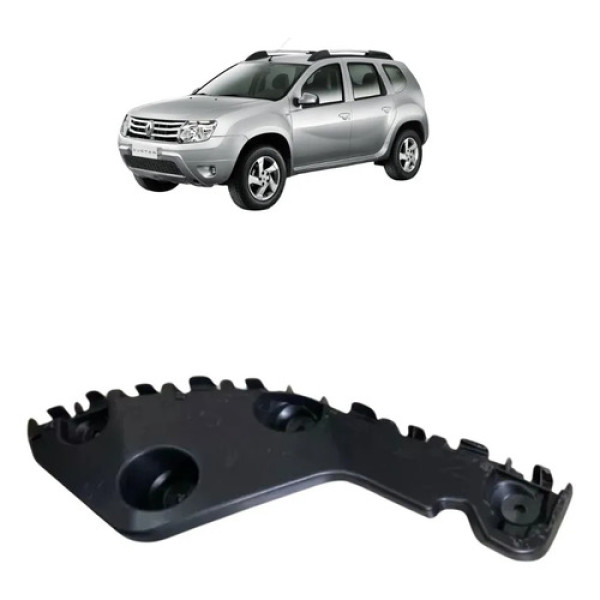 Guia Parachoque Duster 2010 A 2015 Traseiro Esquerdo Suporte