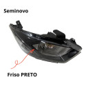 Farol Direito Led Ônix Prisma 2017 A 2020 Manual Friso Preto Direito/passageiro