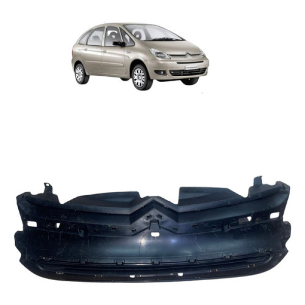 Grade Parachoque Diant Citroen C3 Picasso 08/12 Novo Origina Preto Fosco