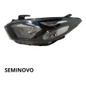 Farol Esquerdo Ônix Prisma 2017 A 2020 Sem Led Friso Preto Esquerdo/motorista