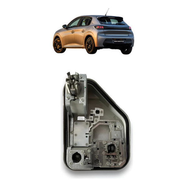 Circuito Soquete Lanterna Direita Peugeot 208 2021 A 2024 Direito/passageiro Índigo