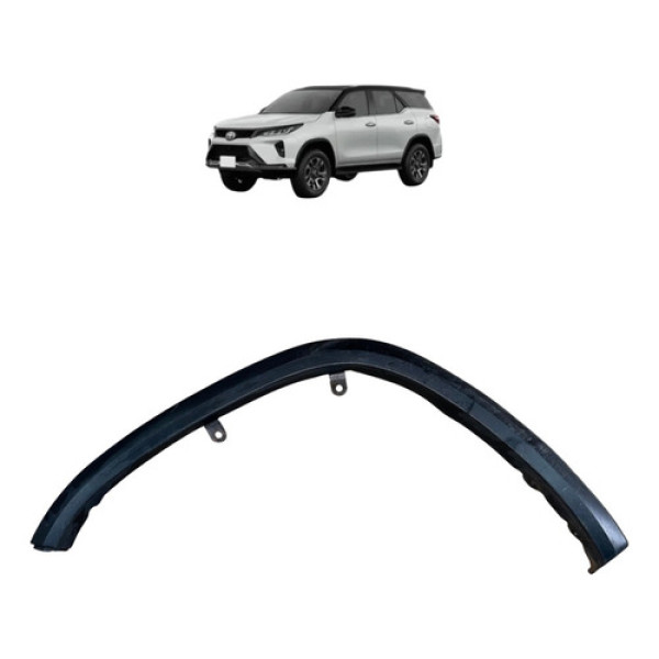 Alargador Para-lama Dianteira Esquerda Hilux Sw4 2016-20 Preto