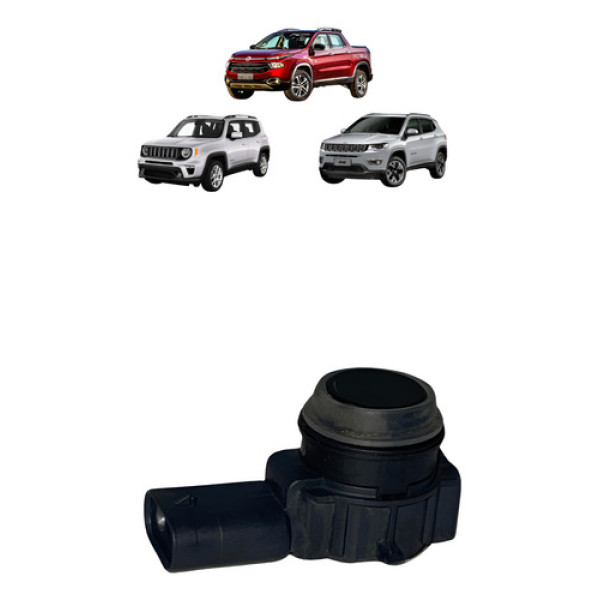 Sensor Estacionamento Renegade/compass/toro 53133329 Orig. Preto