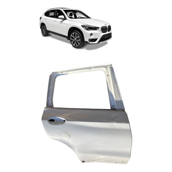 Porta Traseira Direita Bmw X1 2016 2017 2018 2019 2020 Traseira Branco