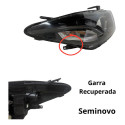 Farol Direito Led Ônix Prisma 2017 A 2020 Manual Friso Preto Direito/passageiro