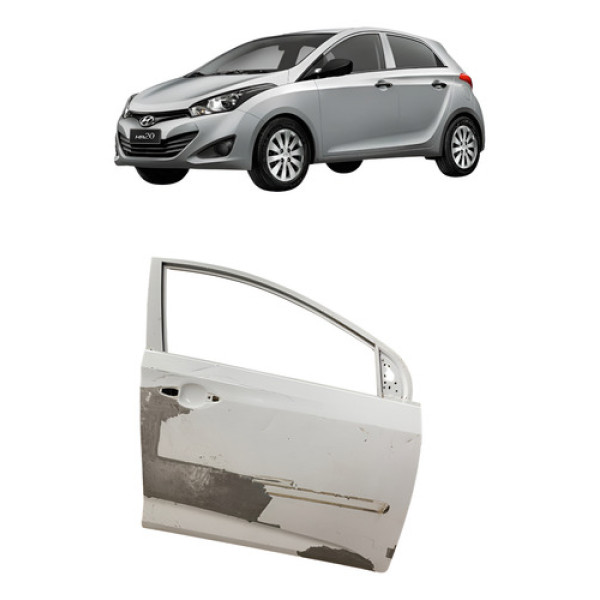 Porta Dianteira Direita Hb20 2012 2013 2014 2015 2016 A 2019 Dianteira Direita Branco