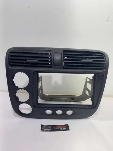 Moldura Painel Central Honda Civic 2002