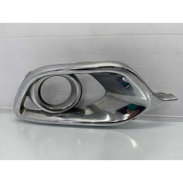 Moldura Milha Direita Cromada Renault Sandero 2015/2019 Cinza Esquerdo